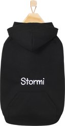 Frisco Personalized Dog & Cat Basic Hoodie, X-Small, Black