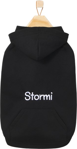 Frisco Personalized Dog & Cat Basic Hoodie, Small, Black slide 1 of 8