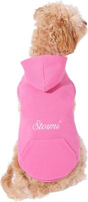 Show full view: Frisco Personalized Dog & Cat Basic Hoodie, Small, Pink slide 3 of 9