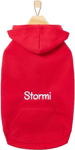 Frisco Personalized Dog & Cat Basic Hoodie, XXX-Large, Red slide 1 of 7