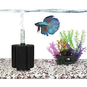 SunGrow Betta Fish & Turtle Sponge Small Aquarium Tank Water System Filter, up to 10-gal
