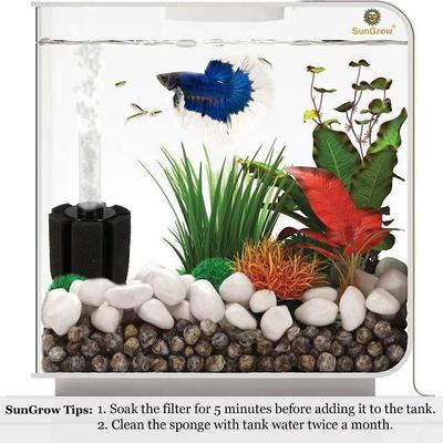 Show full view: SunGrow Betta Fish & Turtle Sponge Small Aquarium Tank Water System Filter, up to 10-gal slide 4 of 7