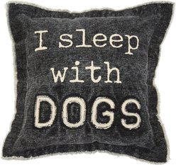 Mud Pie "Sleep" Washed Canvas Pillow