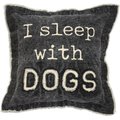 Mud Pie "Sleep" Washed Canvas Pillow