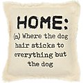 Mud Pie "Home" Washed Canvas Pillow