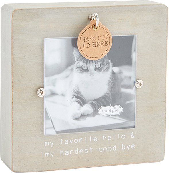 Mud Pie "Remembrance" Pet Picture Frame, Gray slide 1 of 1