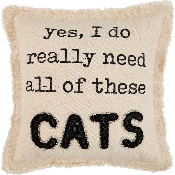 Primitives By Kathy "I Sleep With Dogs" Double Sided Pillow