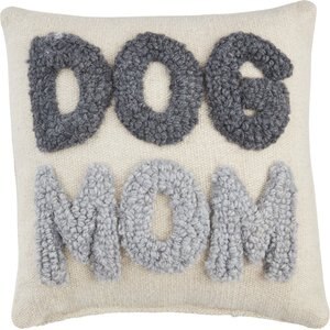Mud Pie "Dog Mom" Hook Pillow