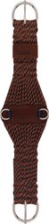 Weaver Leather EcoLuxe Bamboo Horse Cinch, Indigo Blue/Cinnamon, 30-in
