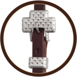 Weaver Leather Working Tack Raspberry Designer Hardware Horse Browband Headstall slide 2 of 4