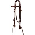 Weaver Leather ProTack Oiled Pineapple Knot Horse Browband Headstall