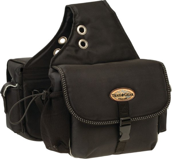 Weaver Leather Trail Gear Horse Saddle Bags, Black slide 1 of 1