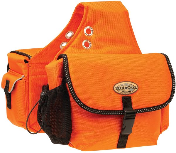 Weaver Leather Trail Gear Horse Saddle Bags, Orange slide 1 of 1