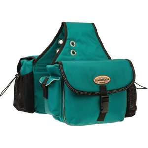 Weaver Leather Trail Gear Horse Saddle Bags, Teal