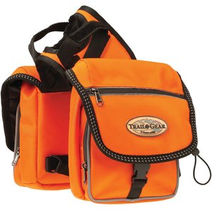 Weaver Leather Trail Gear Horse Pommel Bags, Orange