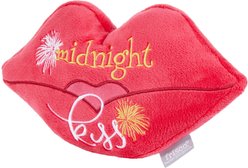 Frisco New Years Midnight Kiss Plush Squeaky Dog Toy