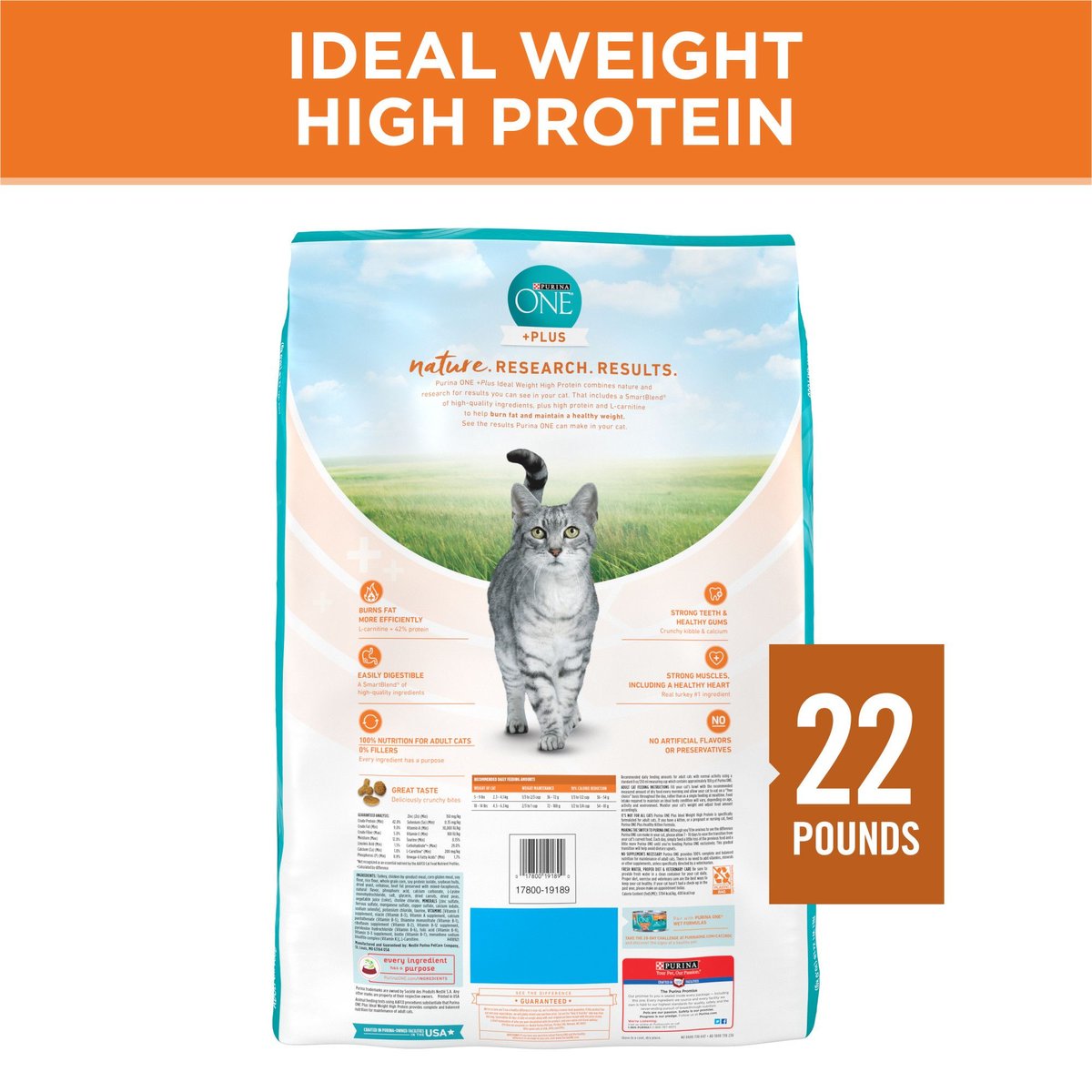 Purina one cat weight management best sale