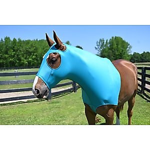 Gatsby StretchX Mane Stay Horse Hood, Teal, X-Large