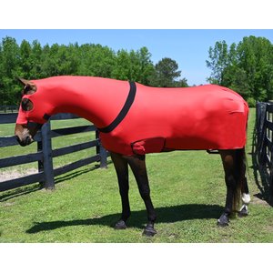 Gatsby StretchX Full Body Slicker Horse Sheet, Red, Medium