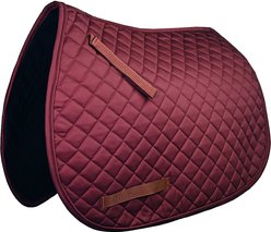 Gatsby Premium All-Purpose Horse Saddle Pad, Burgundy