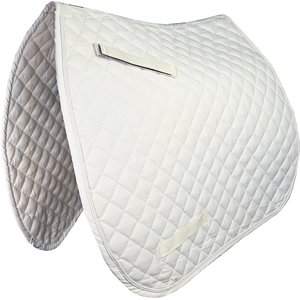 Gatsby Premium Dressage Horse Saddle Pad, White
