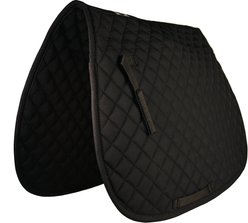 Gatsby Basic All-Purpose Horse Saddle Pad, Black