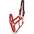 Gatsby Classic Nylon Breakaway Horse Halter & Snap, Red, Horse