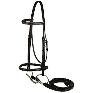 Gatsby Fancy Stitched Horse Bridle, Pony