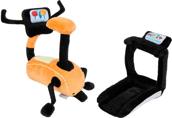 Frisco Treadmill & Bike Plush Squeaky Dog Toy, 2 count slide 1 of 3