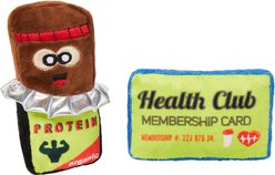 Frisco Protein Bar & Gym Membership Plush Cat Toy with Catnip