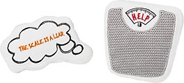 Frisco Scale & Message Bubble Plush Cat Toy with Catnip, 2 count