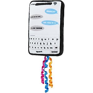 Frisco New Year, New Me Cell Phone Plush Kicker Cat Toy With Catnip