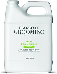 Pro-Coat Grooming 4-in-1 Unscented Daily Dog Shampoo, 1-gal bottle slide 1 of 2