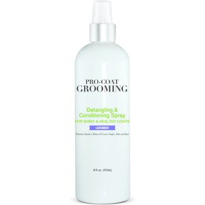 Pro-Coat Grooming Lavender Detangling & Conditioning Dog Spray, 16-oz bottle