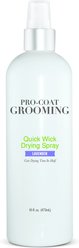 Pro-Coat Grooming Quick Wick Lavender Drying Dog Spray, 16-oz bottle