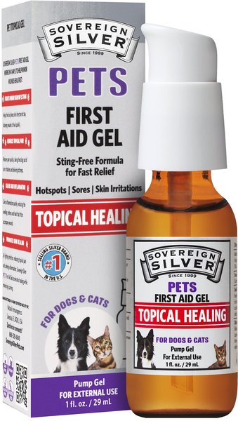 Sovereign Silver Pets First Aid Gel for Dogs & Cats, 1-oz bottle slide 1 of 2