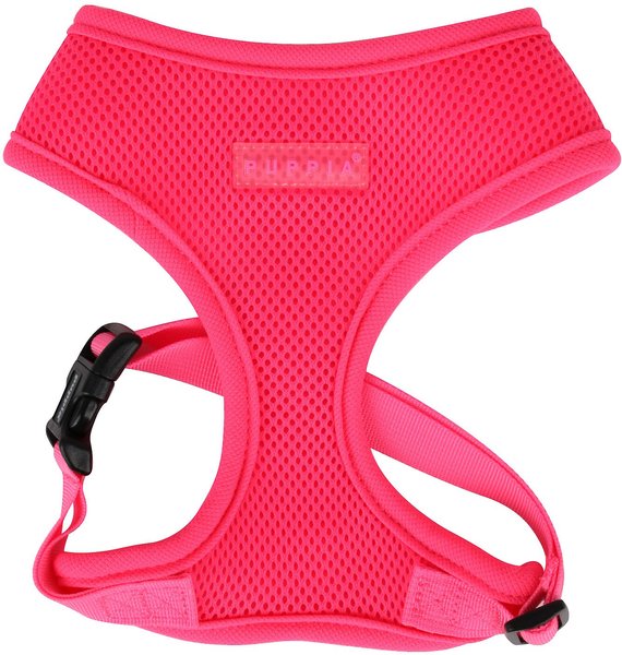 Puppia Neon Soft Dog Harness, Pink, Large slide 1 of 4