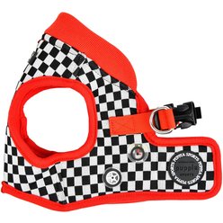Arnés Suave Para Perro Pequeño Freedog - Talla XS (20-35 Cm), Color Rojo, Material Flexible Reflectante, Lavable