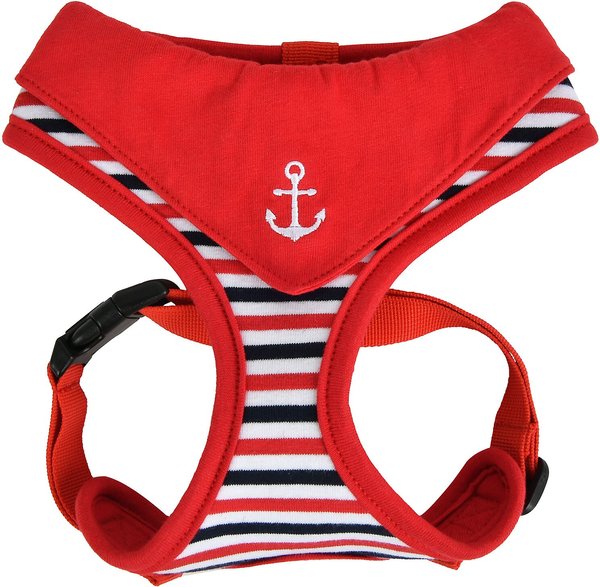 Puppia Seaman A Dog Harness, Red, Small slide 1 of 4