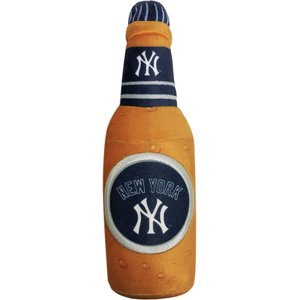 Pets First MLB Bottle Dog Toy, New York Yankees