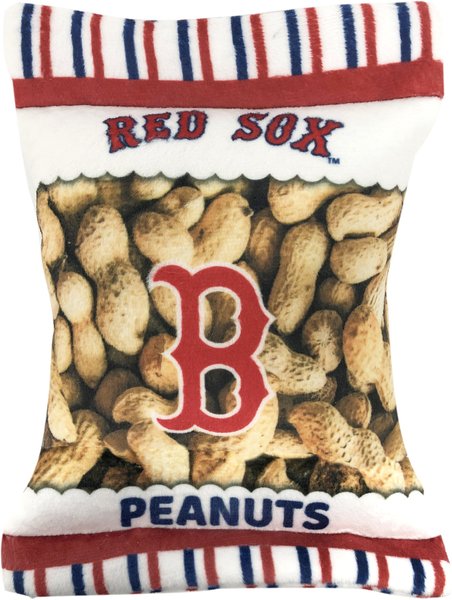 Pets First MLB Peanut Bag Dog Toy, Boston Red Sox slide 1 of 1