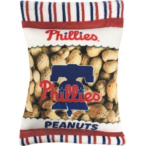 Pets First MLB Peanut Bag Dog Toy, Philadelphia Phillies