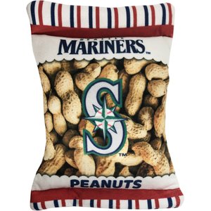 Pets First MLB Peanut Bag Dog Toy, Seattle Mariners