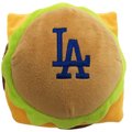 Pets First MLB Hamburger Dog Toy, Los Angeles Dodgers