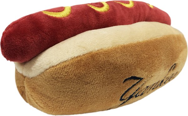 Pets First MLB Hot Dog Dog Toy, New York Yankees slide 1 of 2