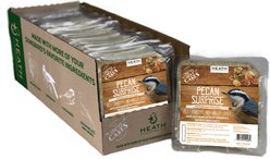 Heath Crafted Suet Cakes Pecan Surprise Wild Bird Food, 11.75-oz, case of 12