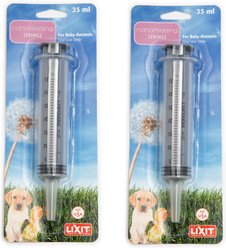 Lixit Handfeeding Syringe, 35-mL, 2 count