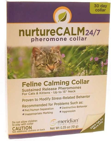 NurtureCALM 24/7 Scented Calming Collar for Cats, up to 15-in neck, 2 count slide 1 of 4