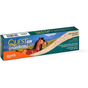 QUEST Gel Dewormer & Boticide for Horses & Ponies, 2 count