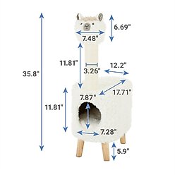 Frisco Animal Series Cat Condo, Llama slide 2 of 5